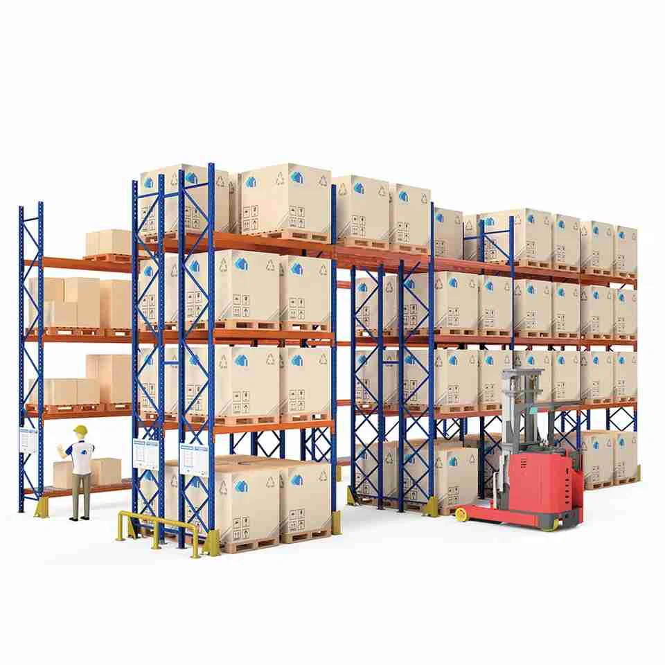 Система от стоманени стелажи